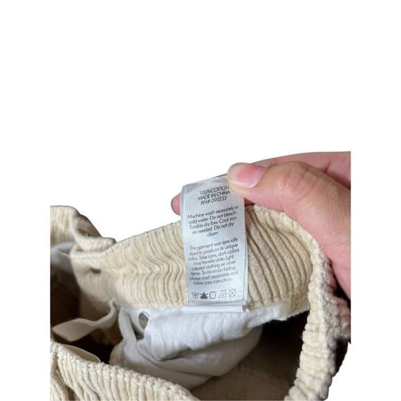 Pacsun Tan Corduroy Low Rise Baggy Pants Wide Leg Size 22 - Picture 9 of 9